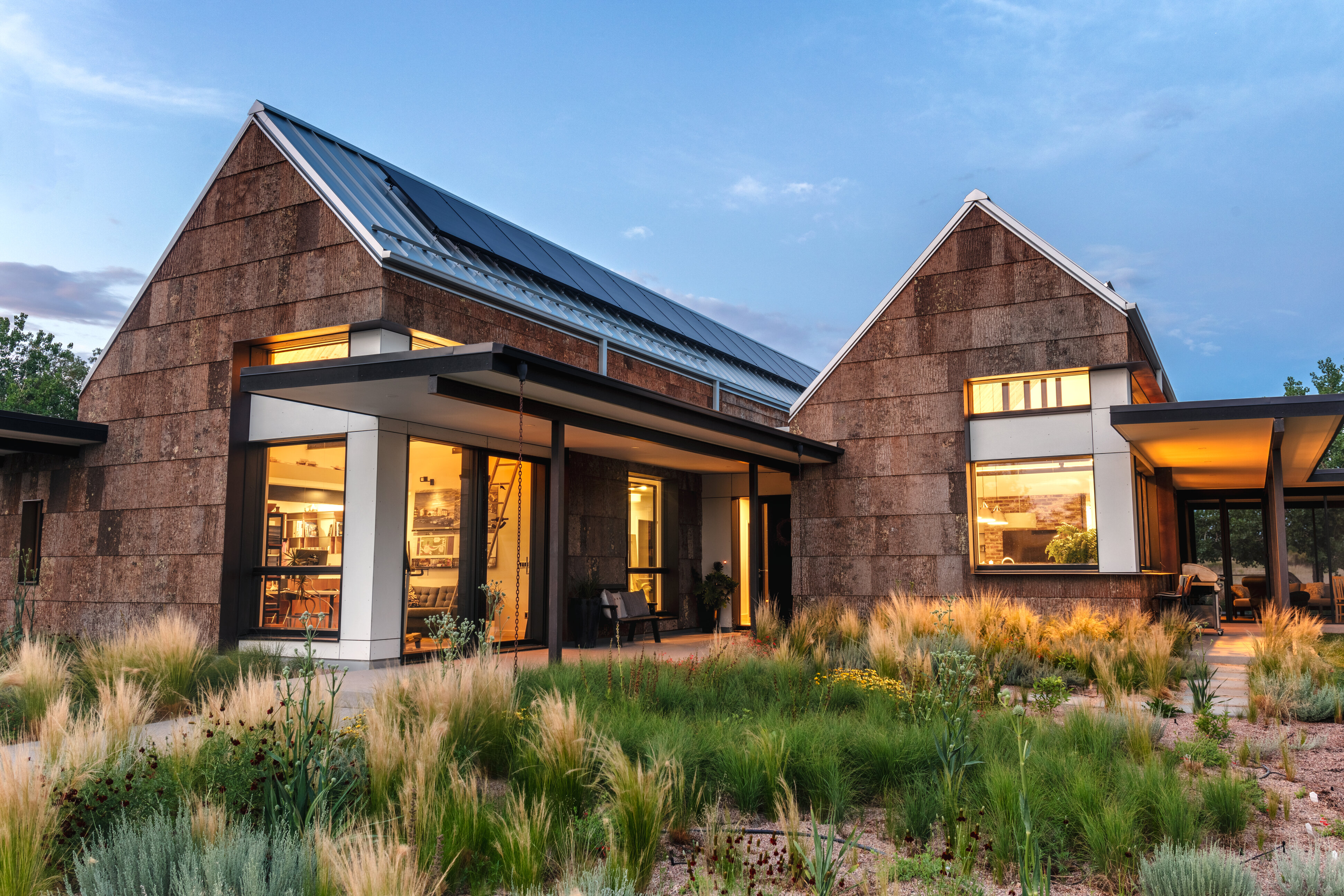 Farmhouse Forms Yield Passive House Comforts